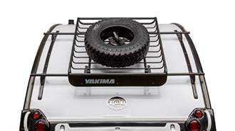 TAB 320 Boondock | SUPPORT DE TOIT YAKIMA AVEC PNEU DE RECHANGE